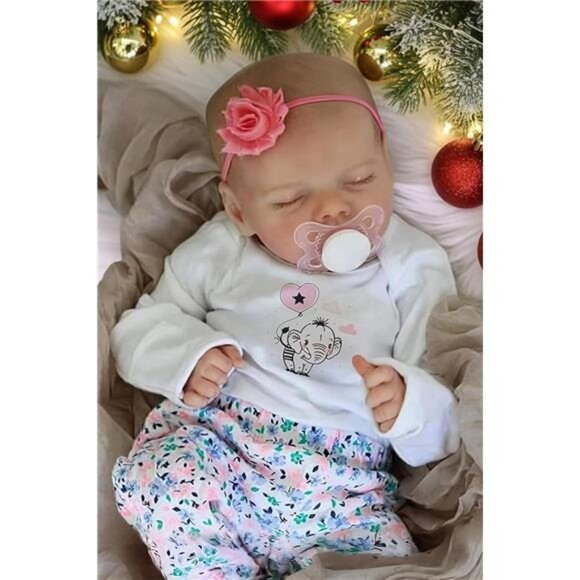 Lifelike Reborn Baby Dolls Girl 17 Inch Real Baby Doll Soft Body
